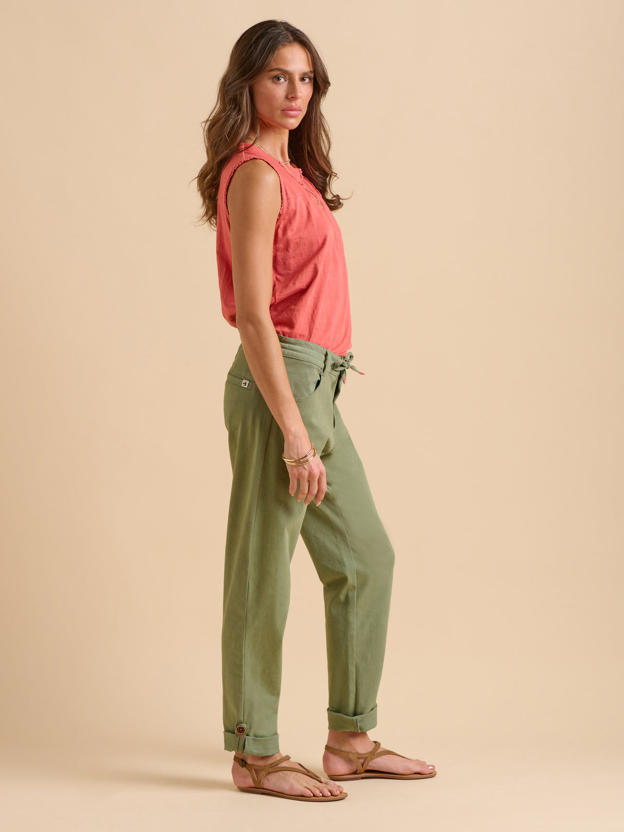 Brakeburn Coral Vest Top