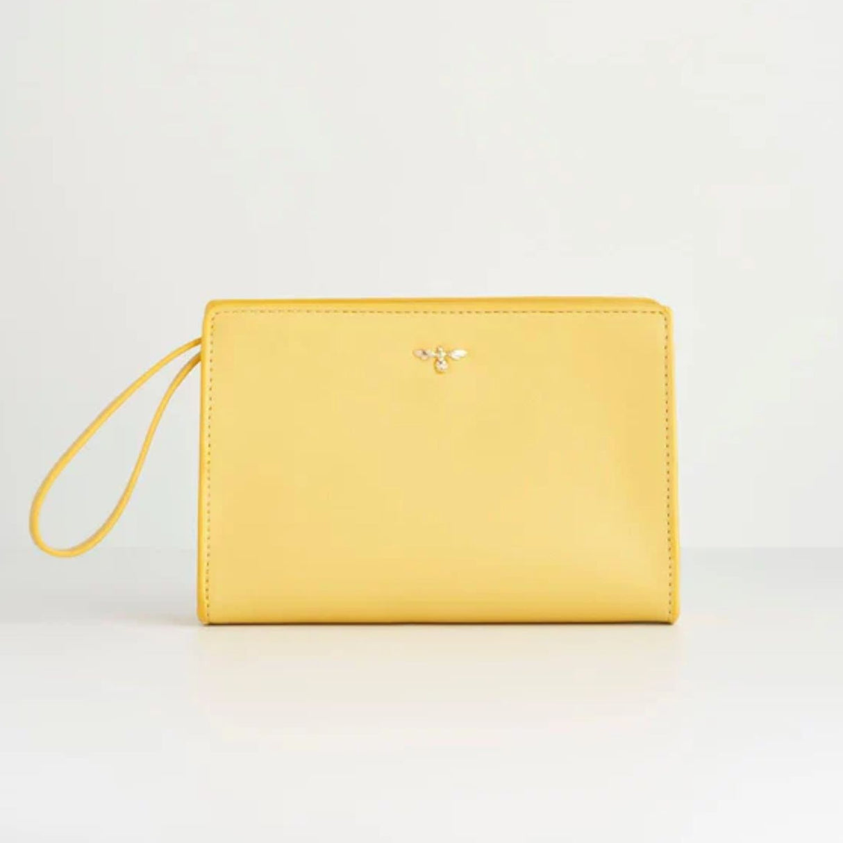 Fable England 19cm Yellow Meadow Creatures Wristlet Pouch