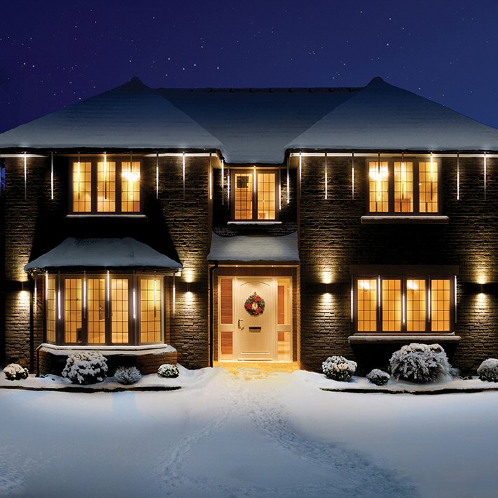 Premier 50cm Snowing Showers Christmas Lights - Pack of 5