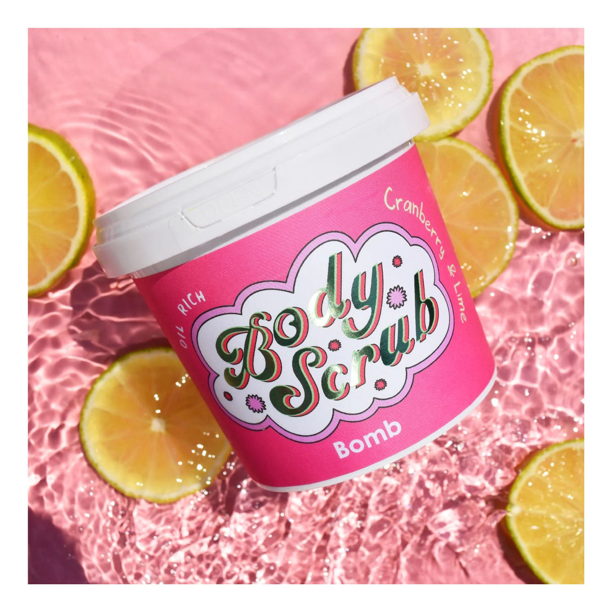 Bomb Cosmetics 365ml Cranberry & Lime Body Scrub