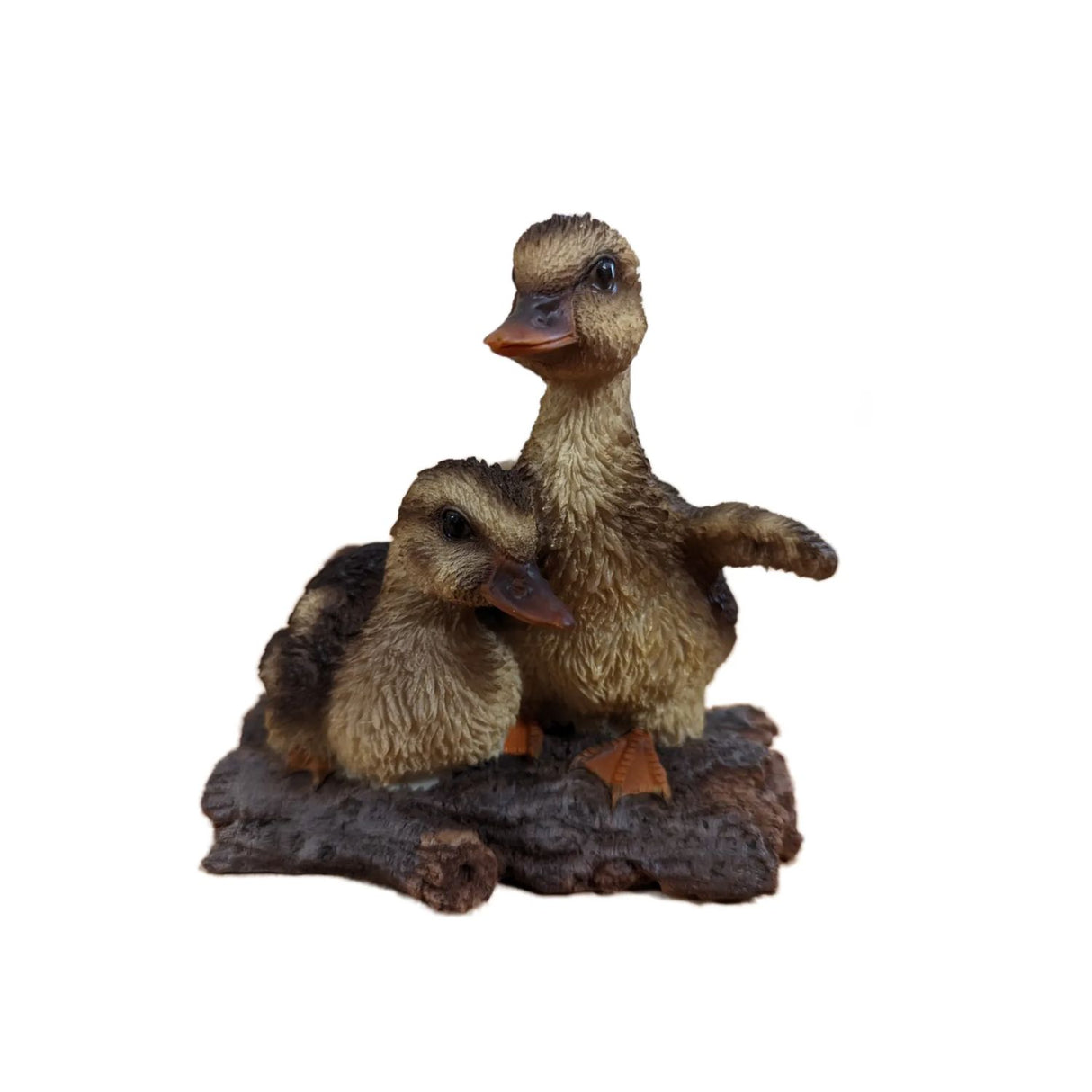 Vivid Arts 14cm Baby Ducklings on Log Resin Ornament