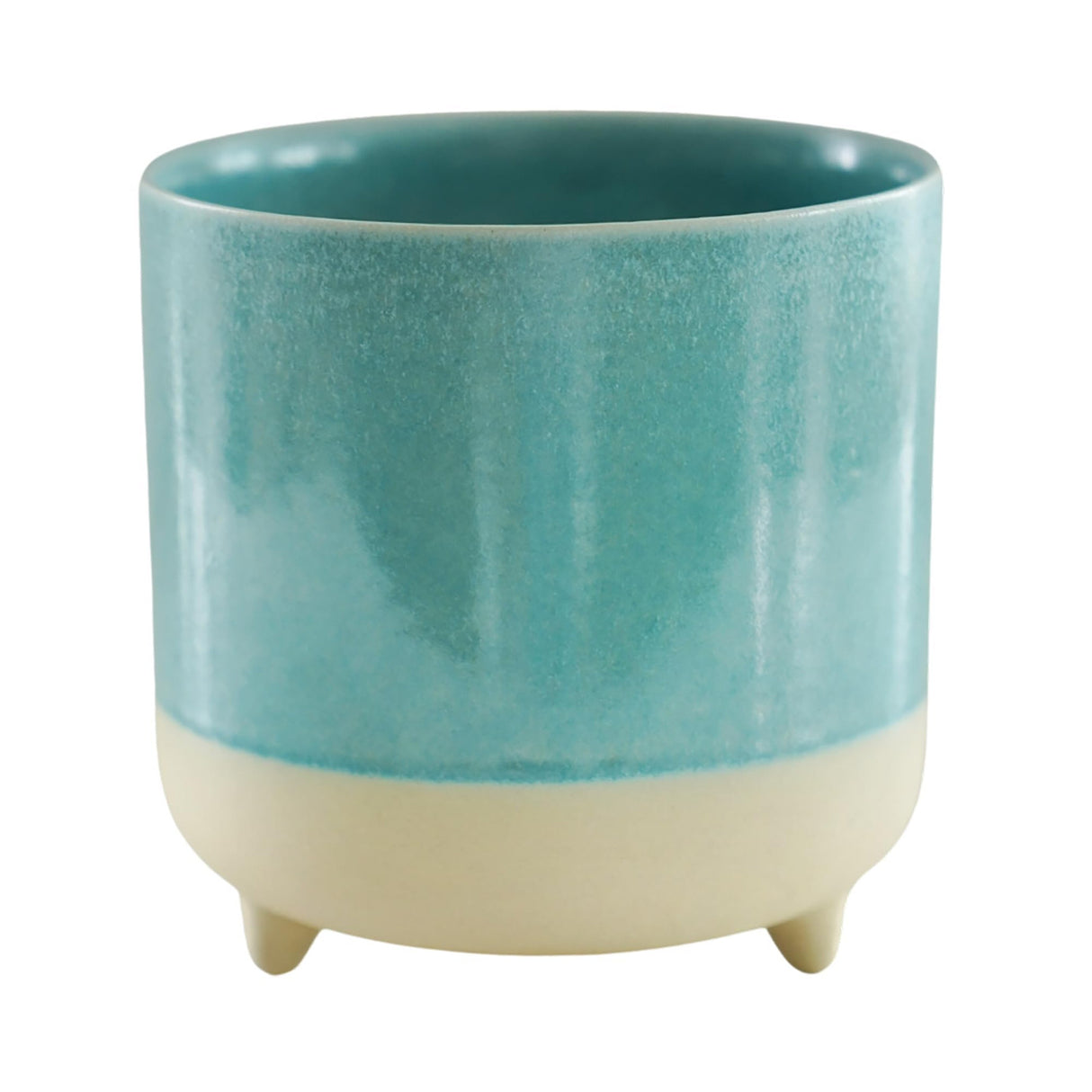 Ivyline 8.5cm Aqua Matte Jolie Planter