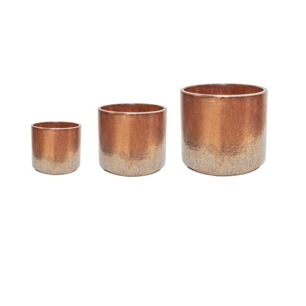 Ivyline 24cm Copper Hazelton Planter