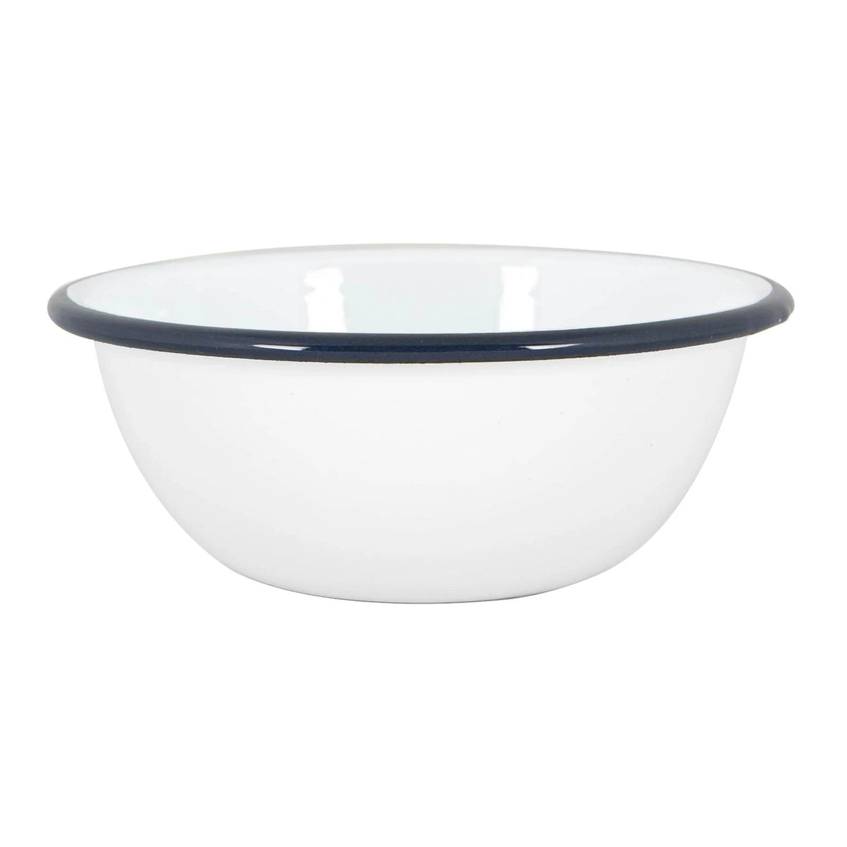 Rinkit 15cm White/Navy Argon Enamel Bowl