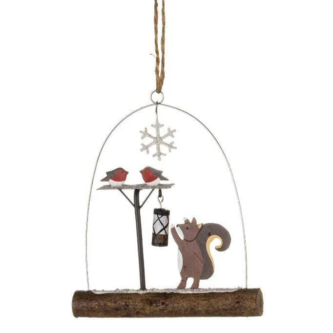 Shoeless Joe Squirrel Thief Hanger