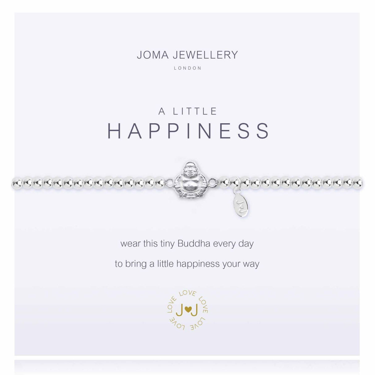 Joma Jewellery Silver A Little 'Happiness' Bracelet