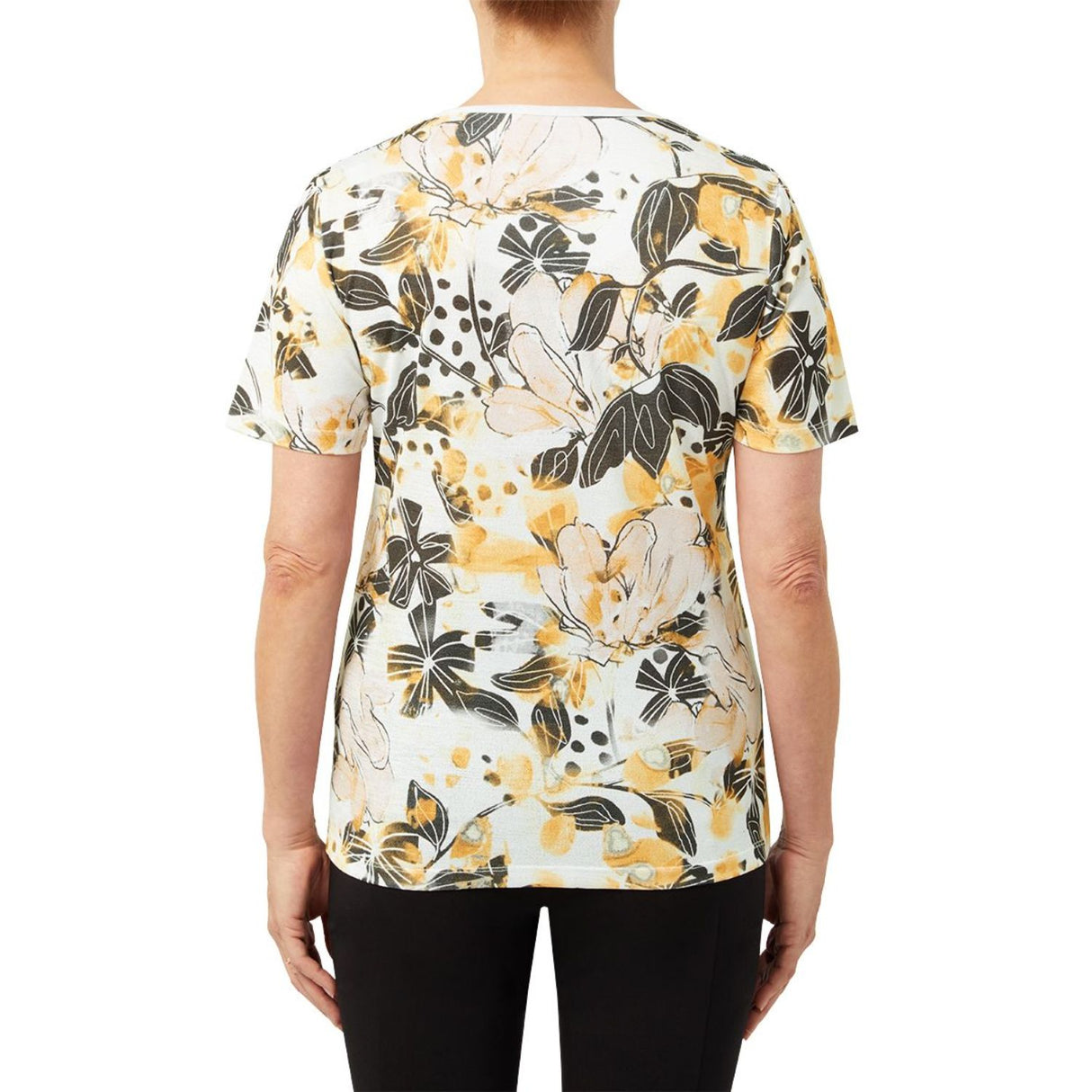 TIGI 10/12 Collage Print Top