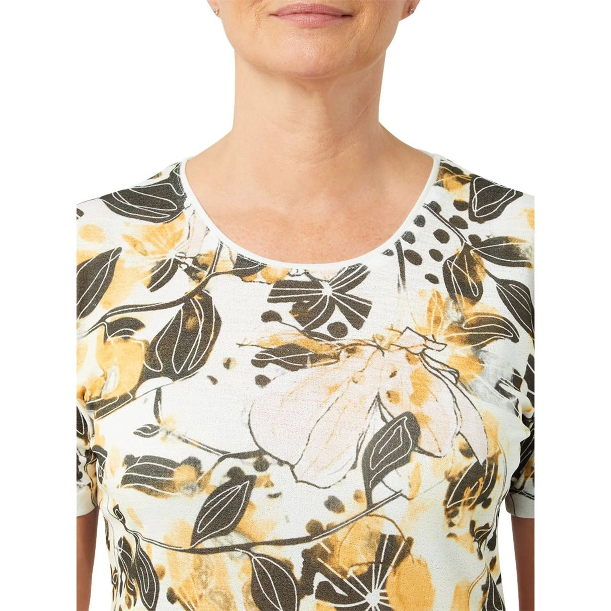 TIGI 14/16 Collage Print Top