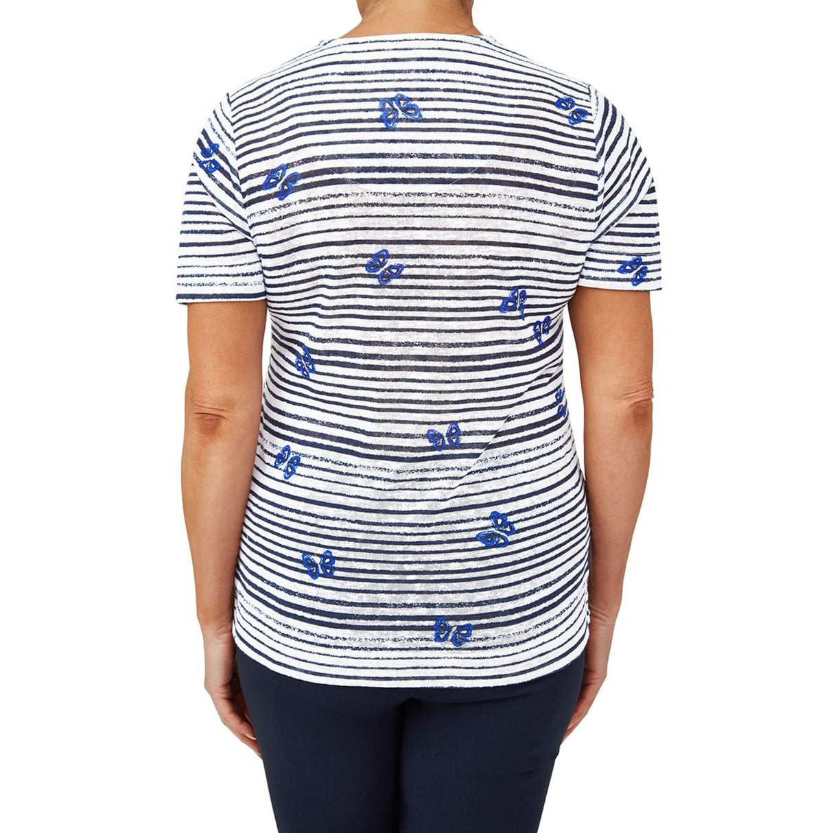 TIGI 14/16 Stripe And Butterfly Top