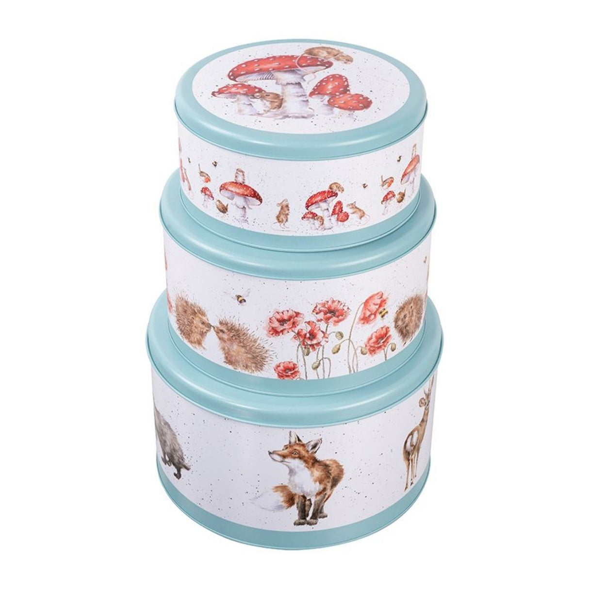 Wrendale 25cm The Country Set Animal Cake Tin Set