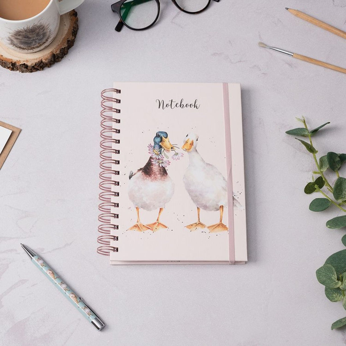 Wrendale A5 Not a Daisy Goes by Duck Notebook
