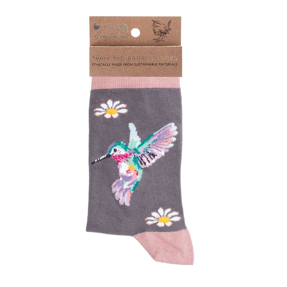 Wrendale 4-7 Wisteria Wishes Hummingbird Socks