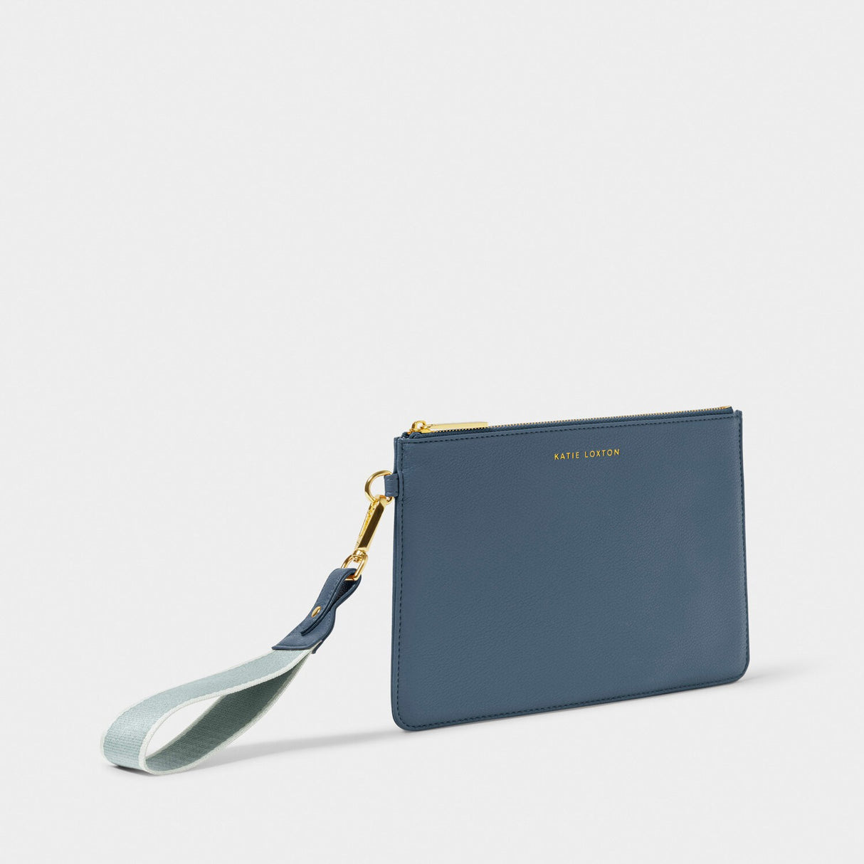 Katie Loxton Zana Canvas Wristlet Pouch Navy