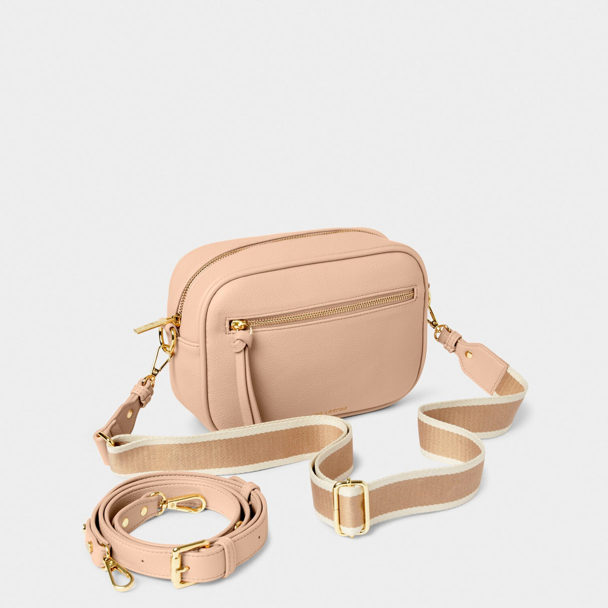 Katie Loxton Hallie Crossbody Strap Bag Nude Pink