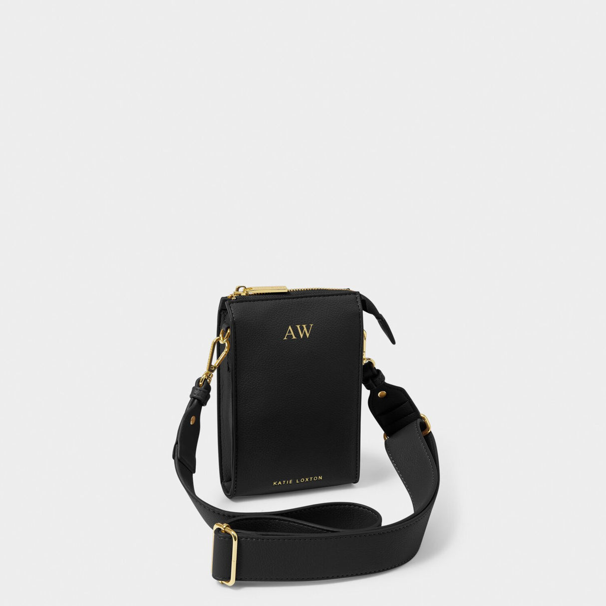 Katie Loxton 18cm Black Effie Slim Crossbody Bag