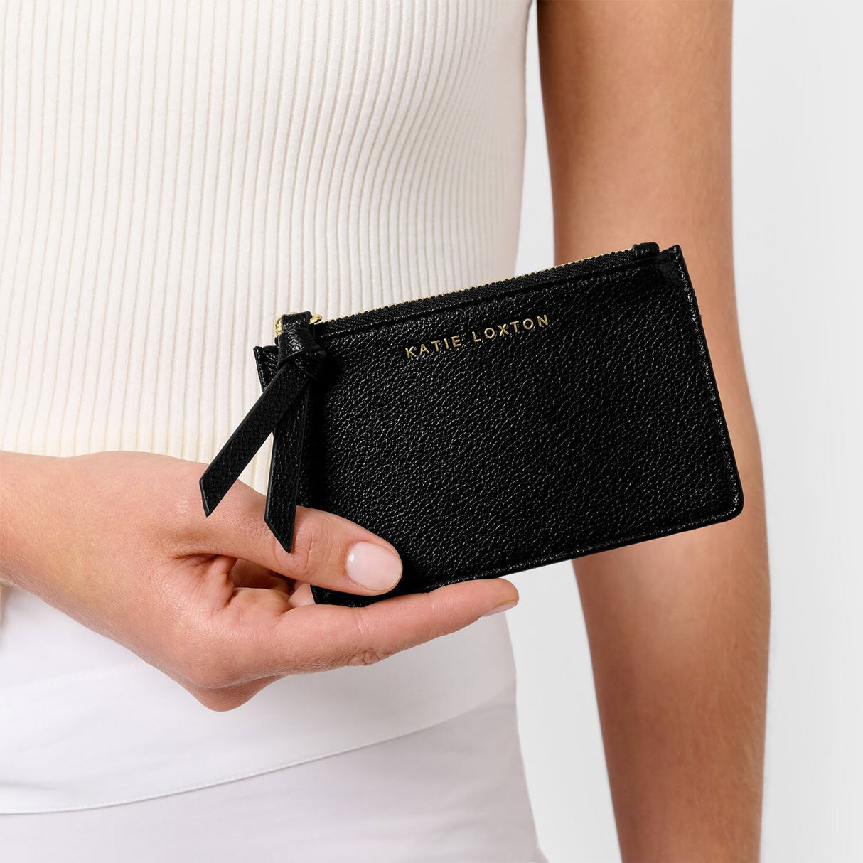 Katie Loxton Black Hallie Coin & Card Holder