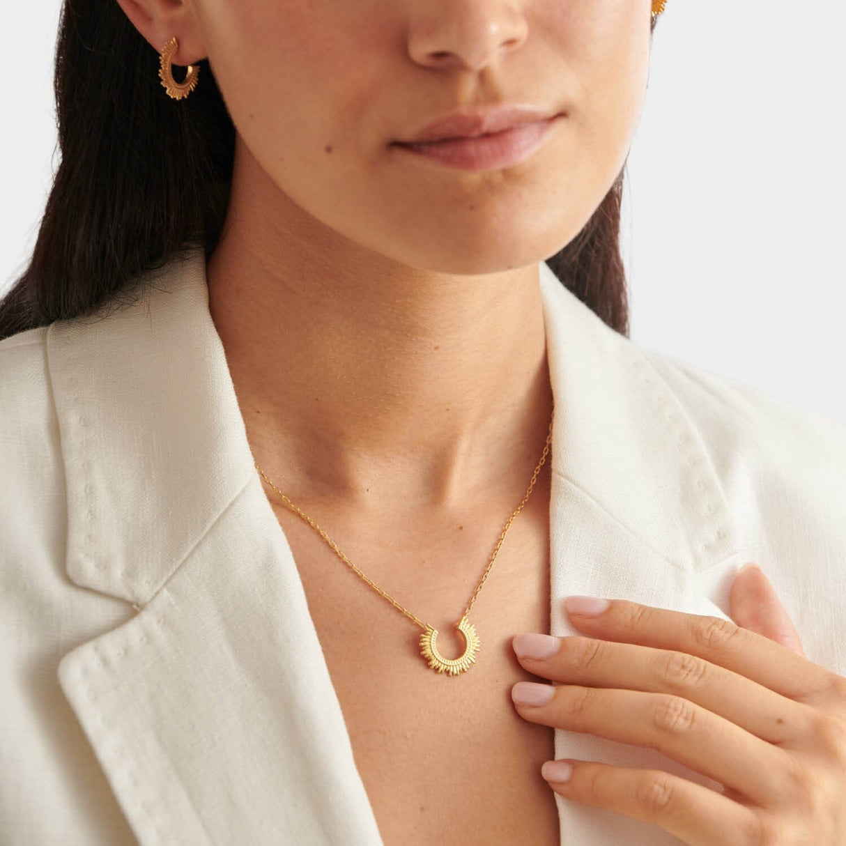 Katie Loxton 'You Shine' Waterproof Gold Charm Necklace