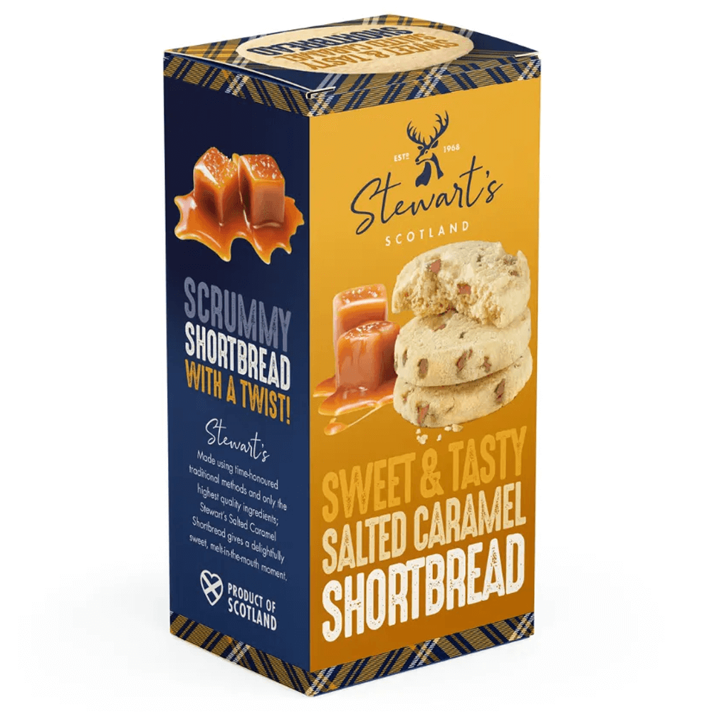 Stewart's 160g Signature Salted Caramel Shortbread