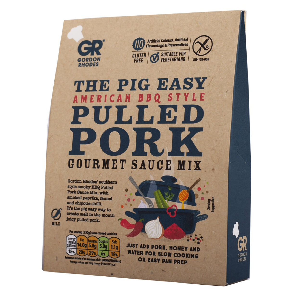 Gordon Rhodes 75g The Pig Easy American BBQ Pulled Pork Sauce Mix