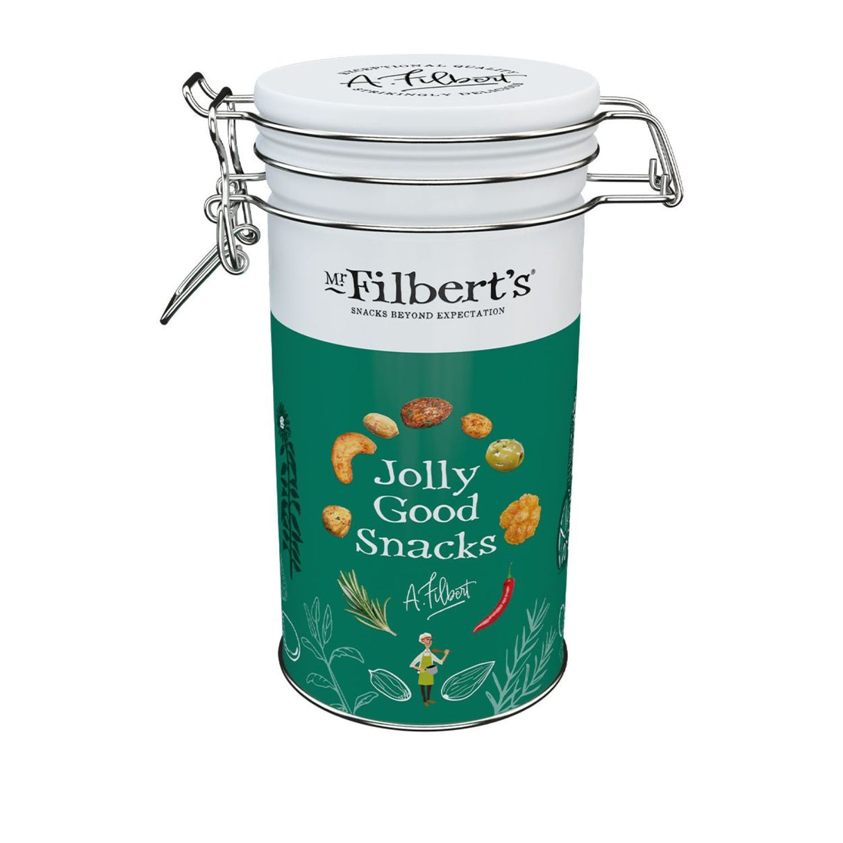 Mr Filbert's 110g Jolly Good Snacks! Small Mixed Snack Selection in Tin