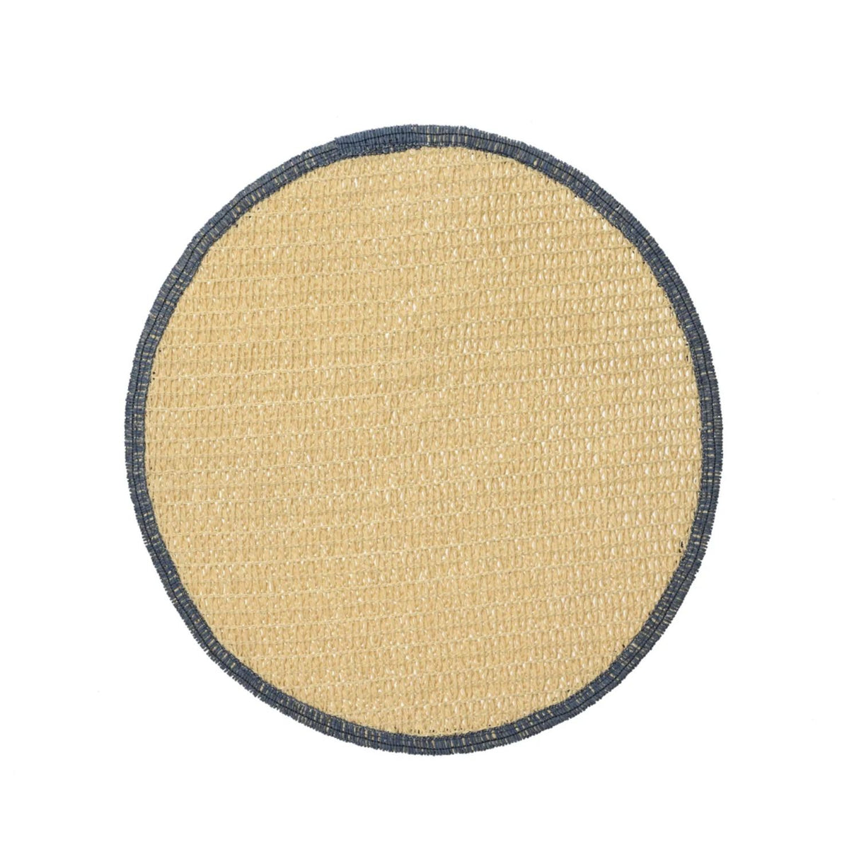 Decoris 38cm Blue Edge Circular Placemat