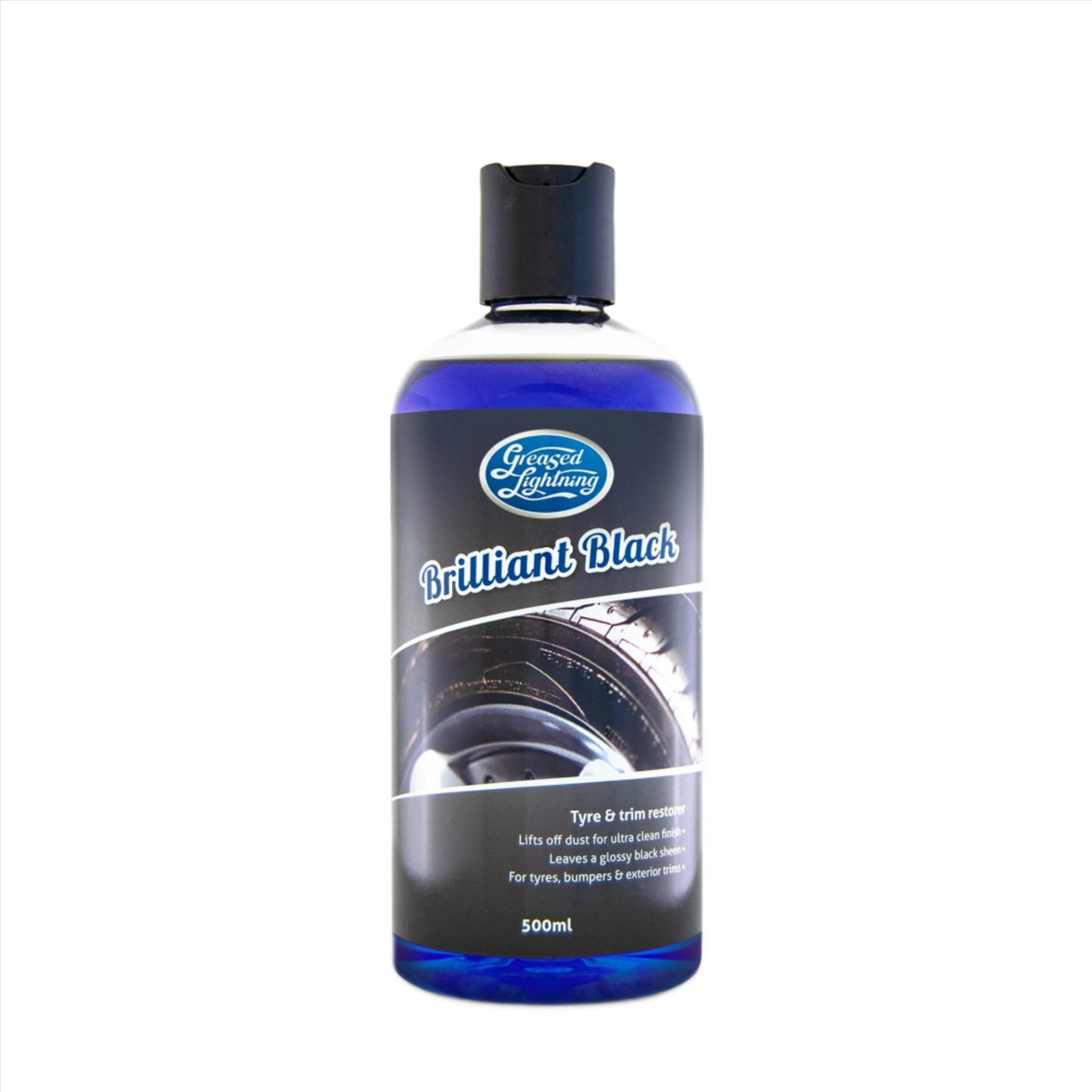 Greased Lightning 500ml Brilliant Black Tyre & Trim Restorer