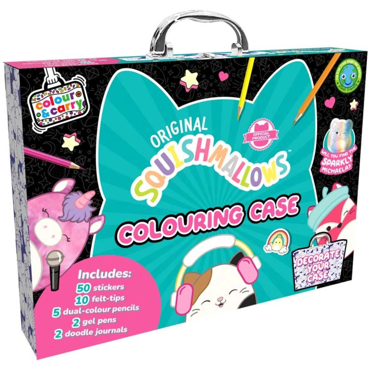 Bookoli Original Squishmallows Colouring Case