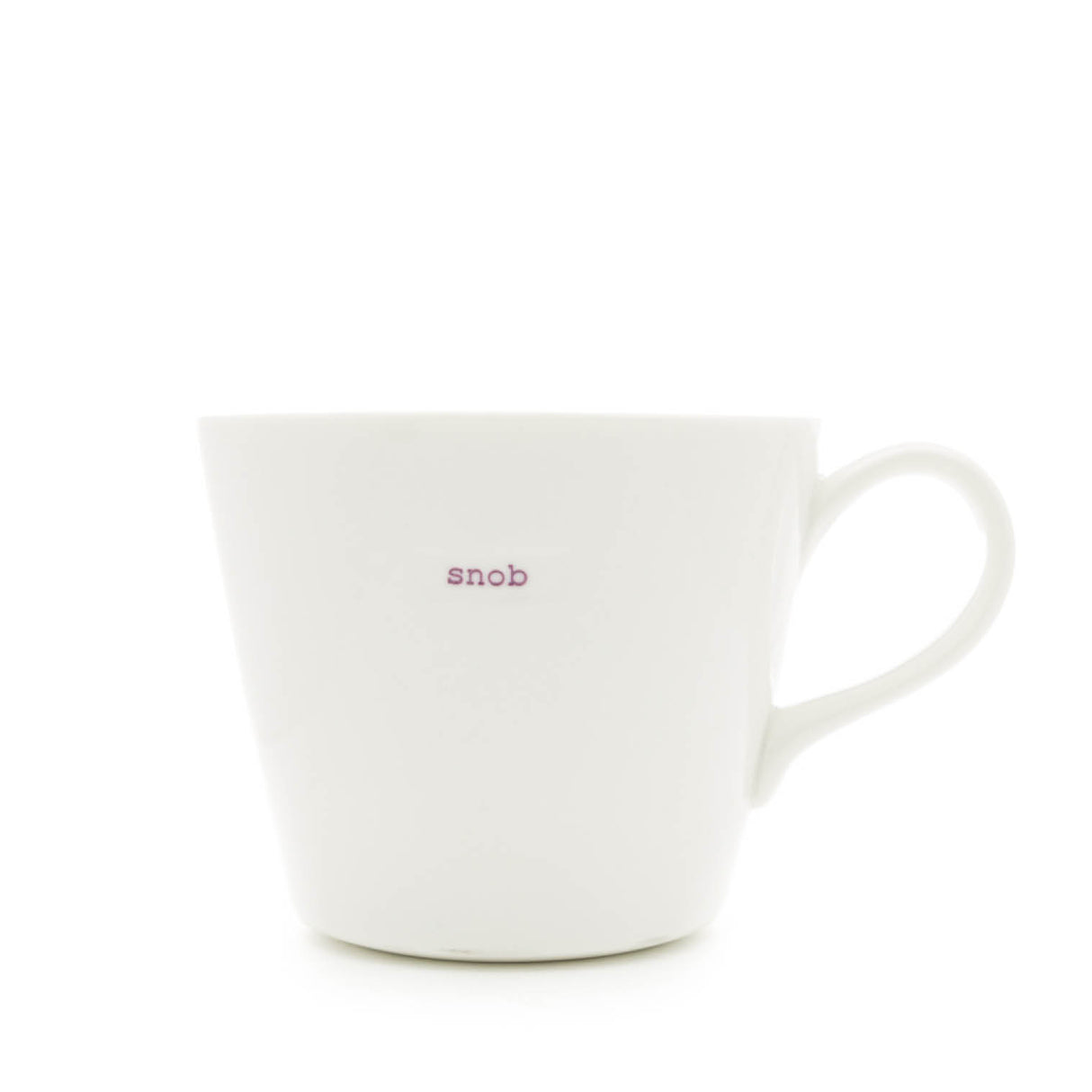 Keith Brymer Jones Medium 'Snob' Ceramic White Mug