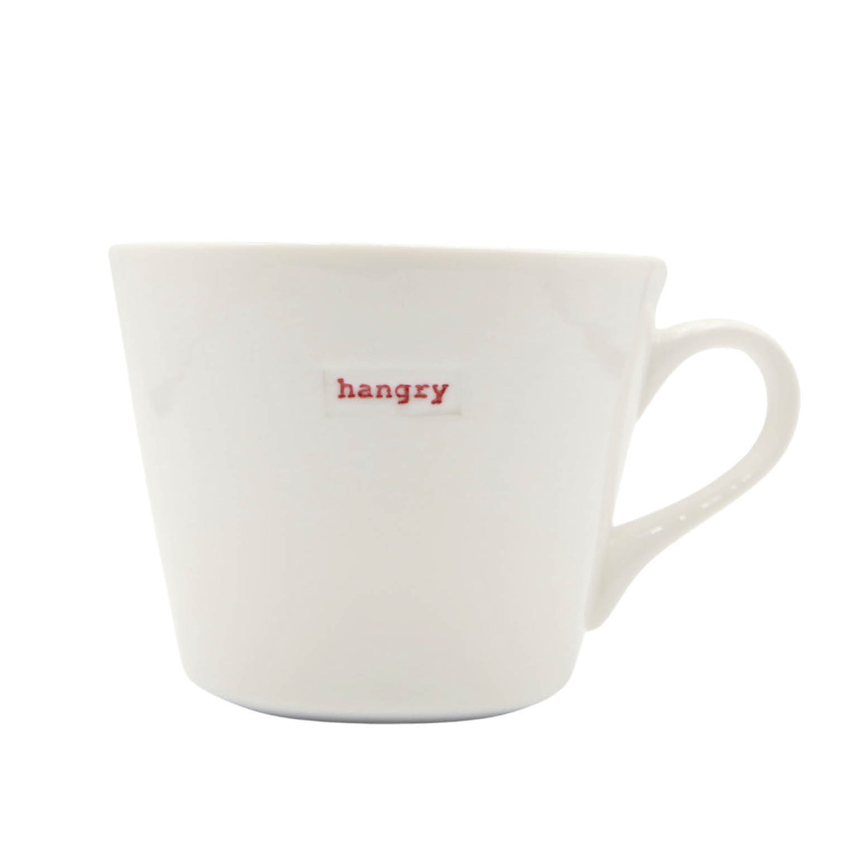 Keith Brymer Jones Medium 'Hangry' Ceramic White Mug