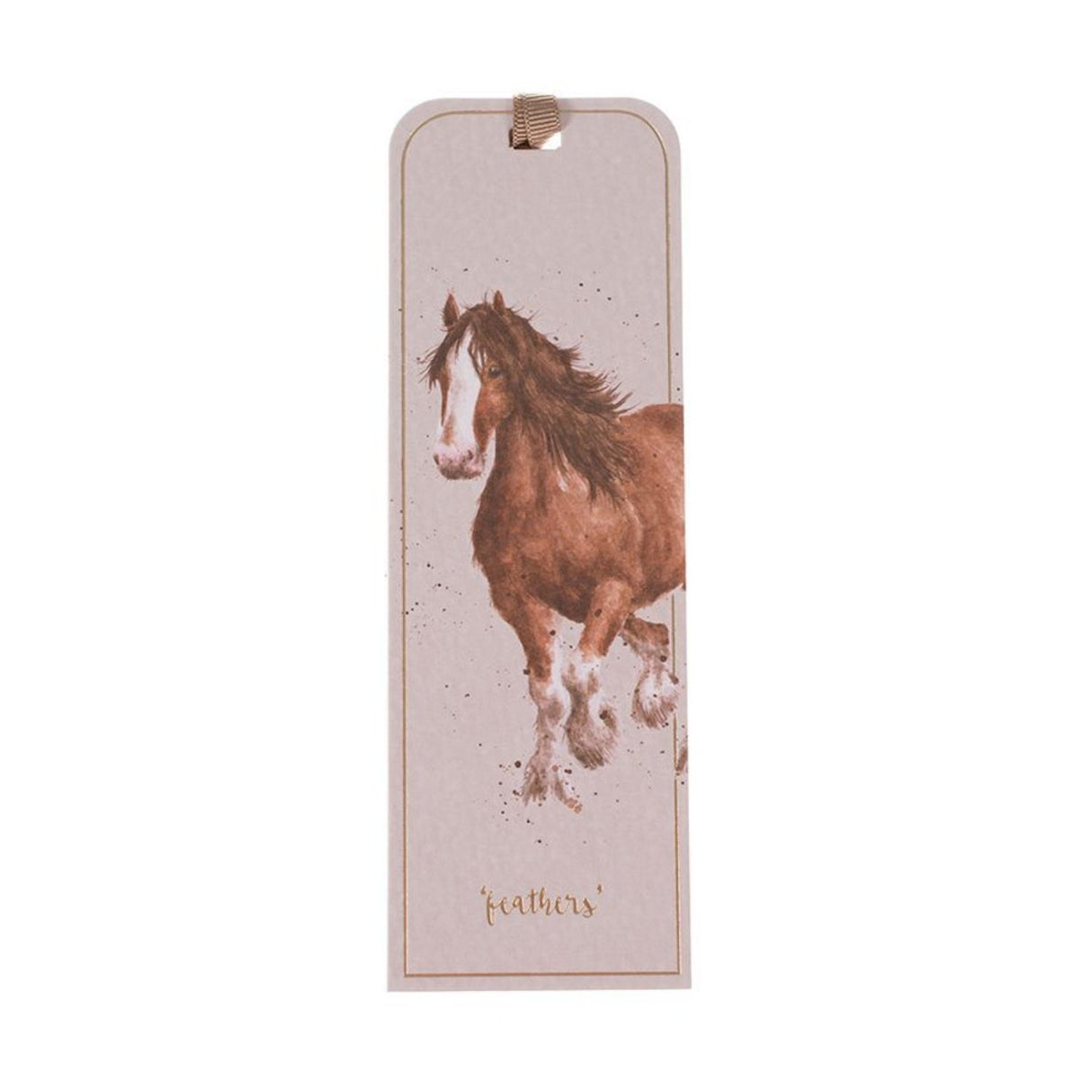Wrendale 15cm Feathers Horse Bookmark