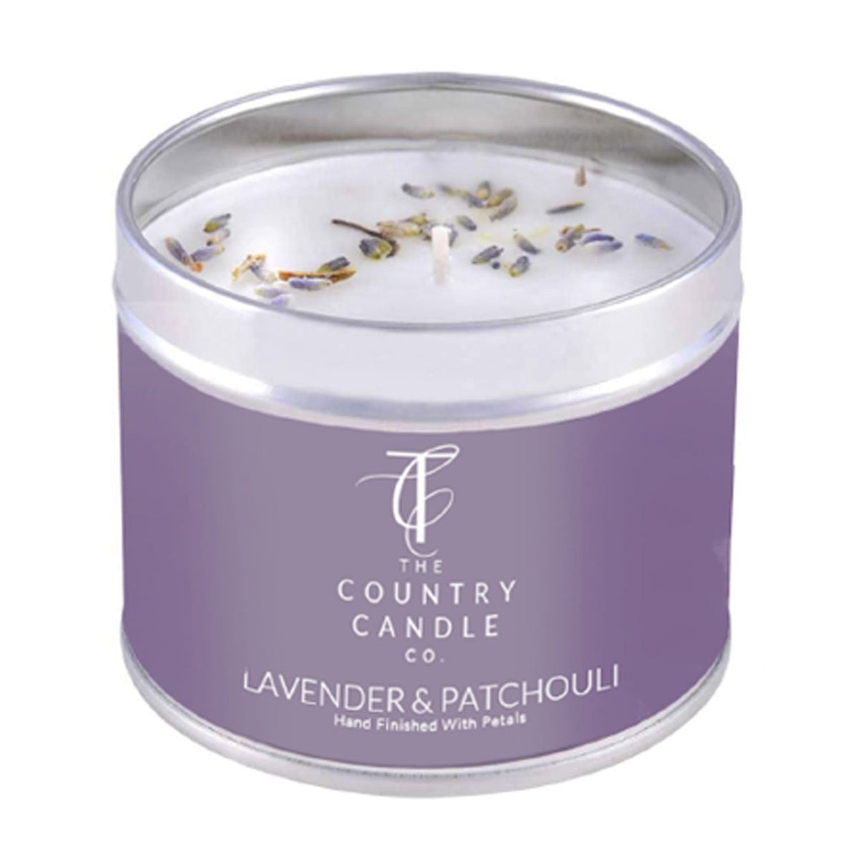 The Country Candle Co Pastels Lavender & Patchouli Tin Candle