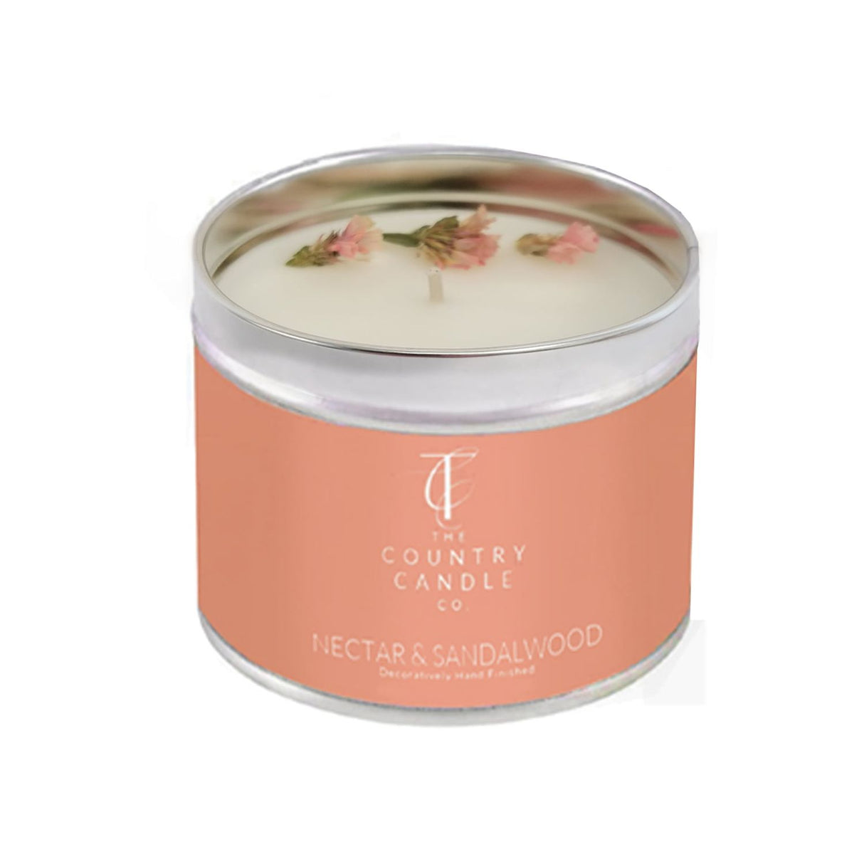 The Country Candle Co Pastels Nectar & Sandlewood Tin Candle