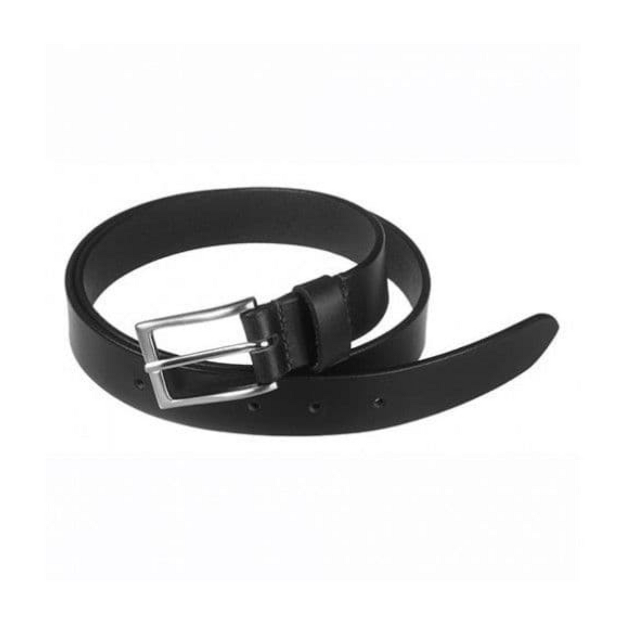 Charles Smith 30mm Black Leather Belt - 40"