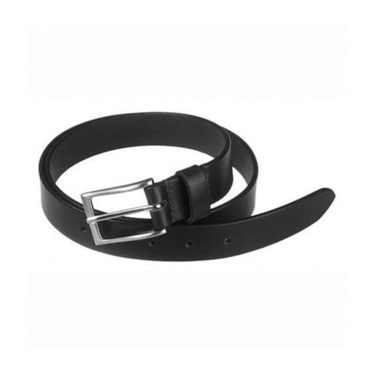 Charles Smith 30mm Black Leather Belt - 44"