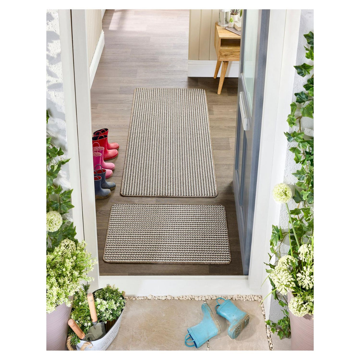 My Stain Resistant 75cm Twist Stripe Doormat