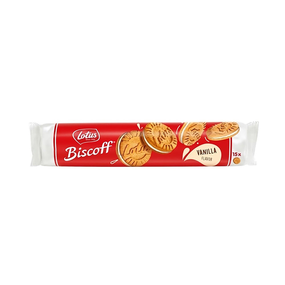 Lotus 150g Vanilla Cream Biscoff Sandwich Biscuits