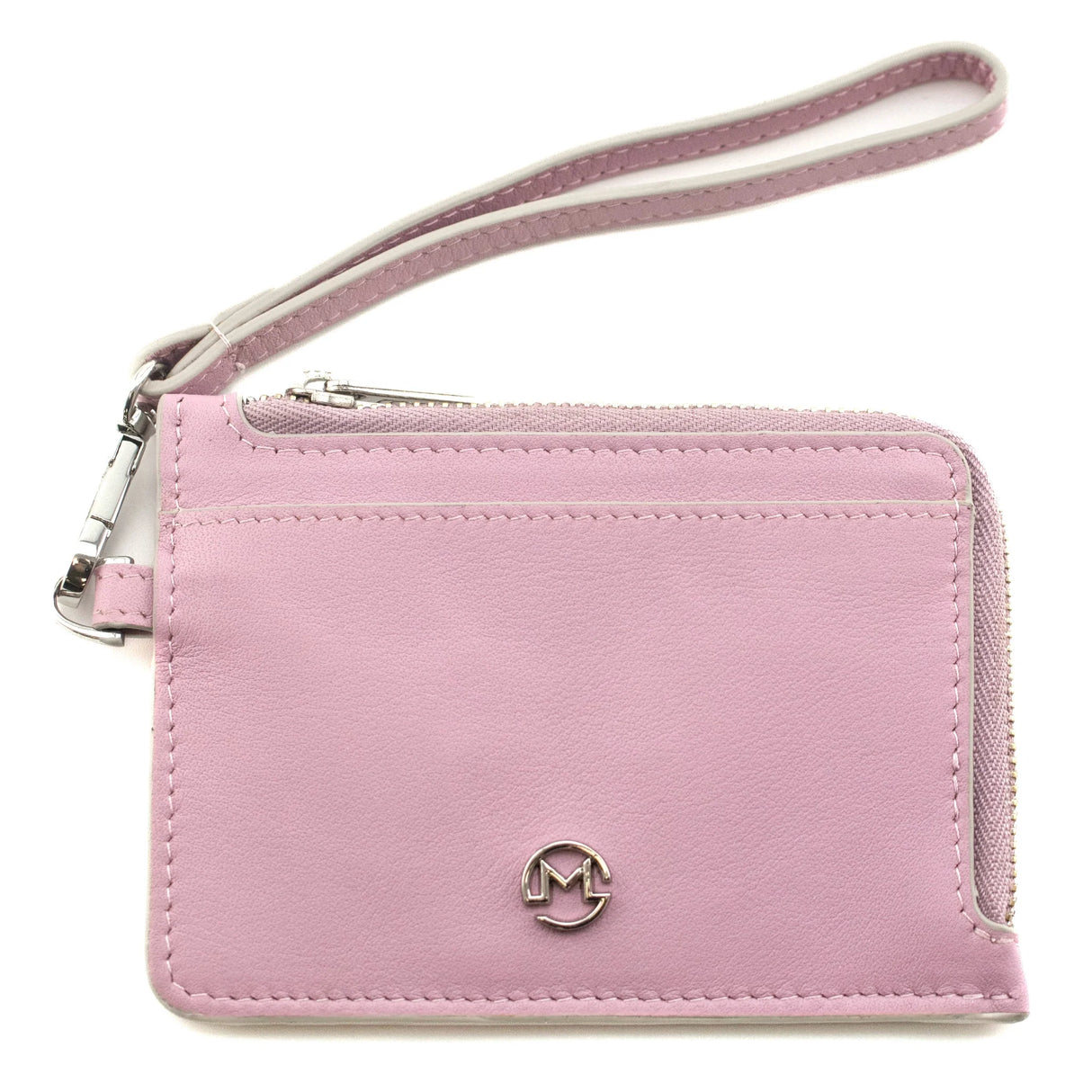 Mala Leather The Looplet Wrist Purse - Rose