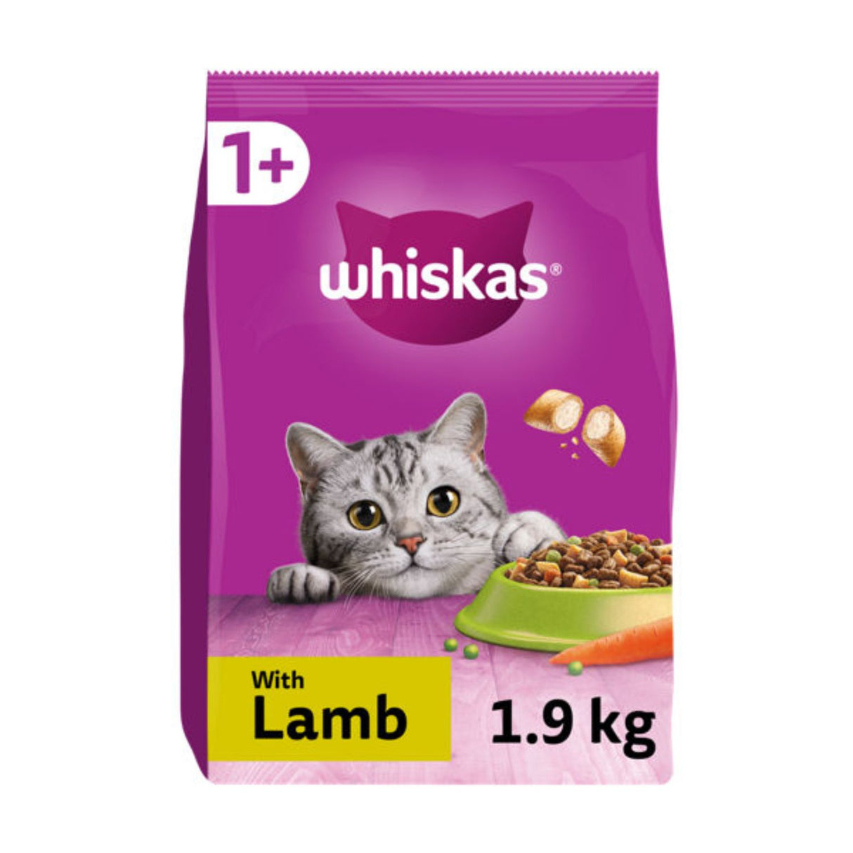 Whiskas 1.9kg Complete Lamb Adult Cat Food