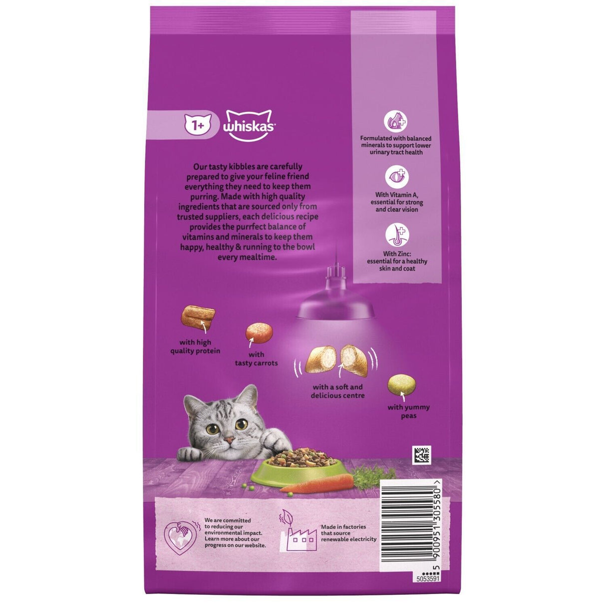Whiskas 1.9kg Complete Lamb Adult Cat Food