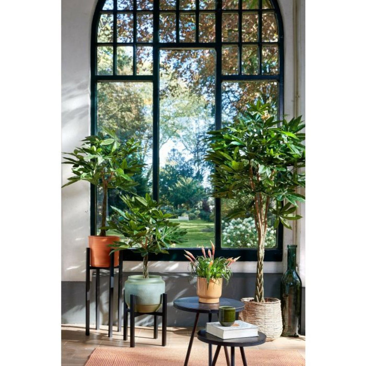 Mica Decorations 150cm Green Artificial Pachira Plant in a Pot