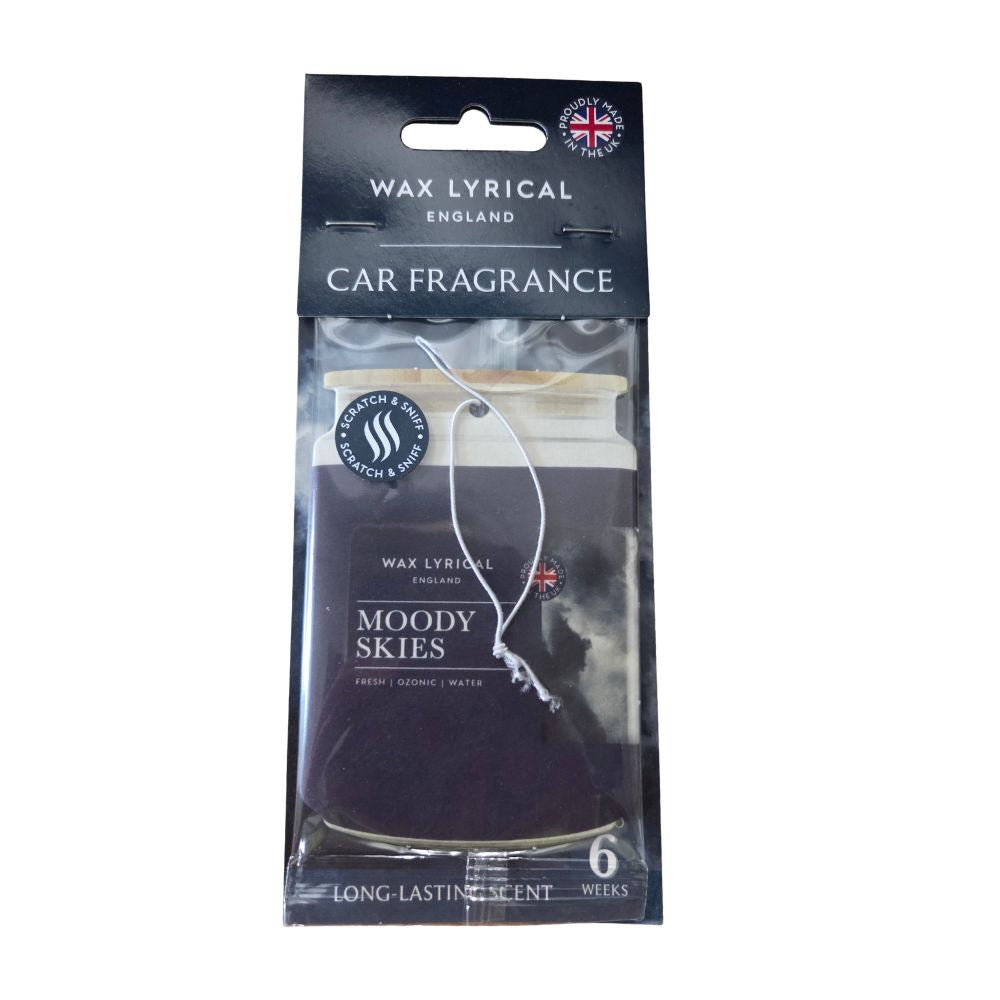 Wax Lyrical Moody Skies Car Air Freshener