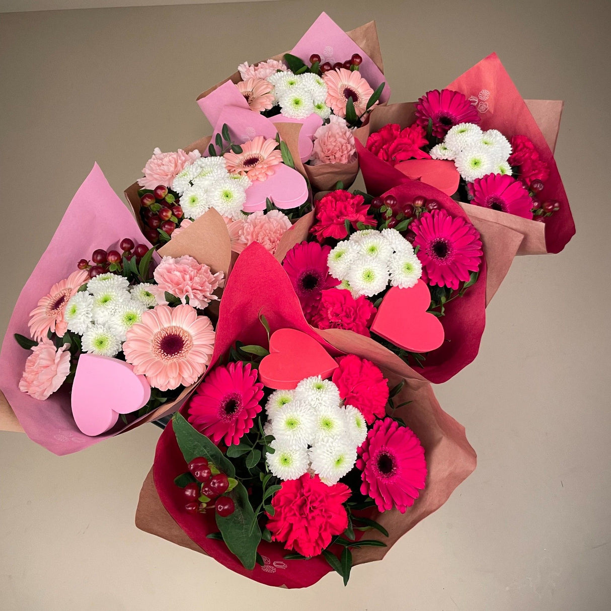 Gerbera Mixed Bouquet - Pink - (Choice of 2)
