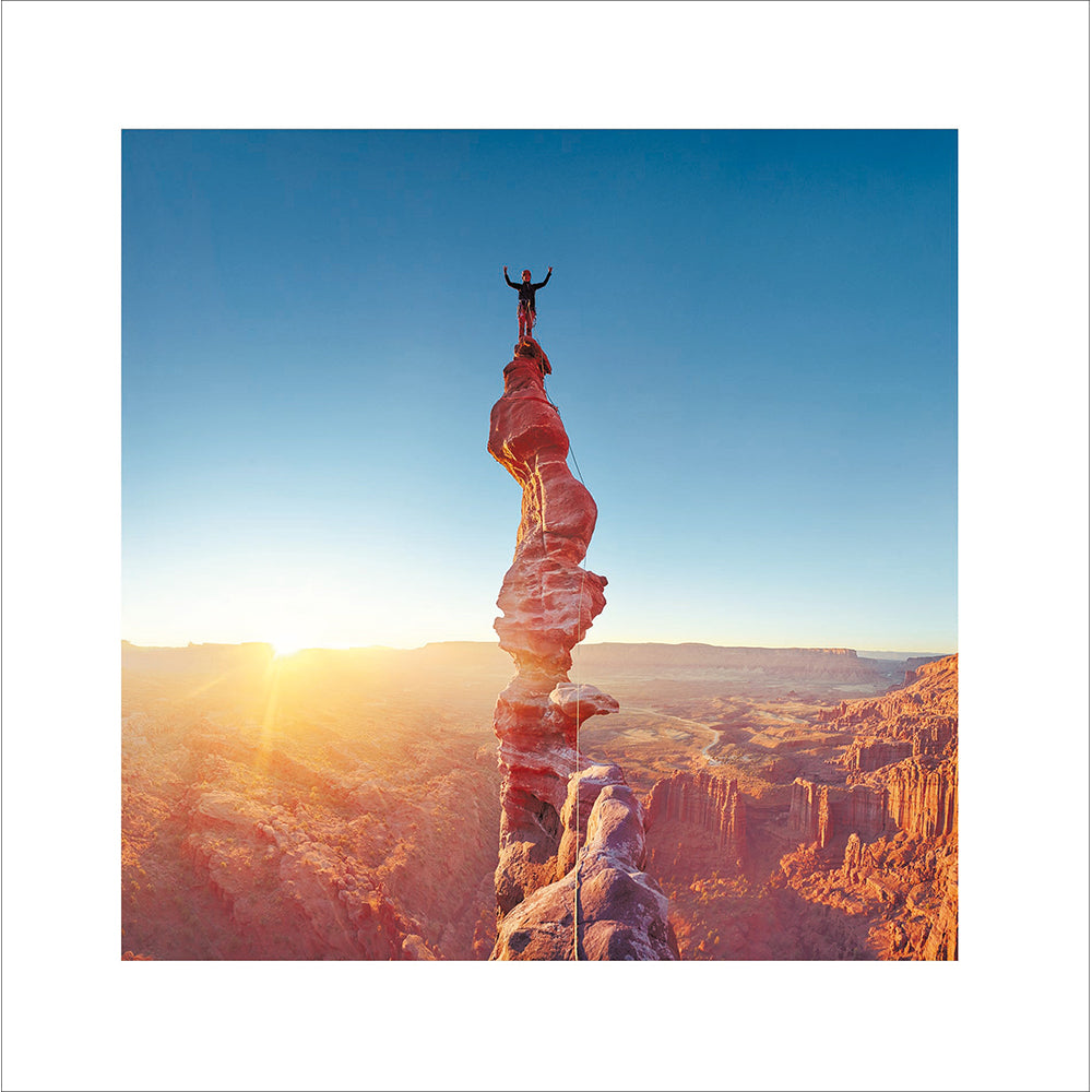 Woodmansterne On Top of The World Blank Card