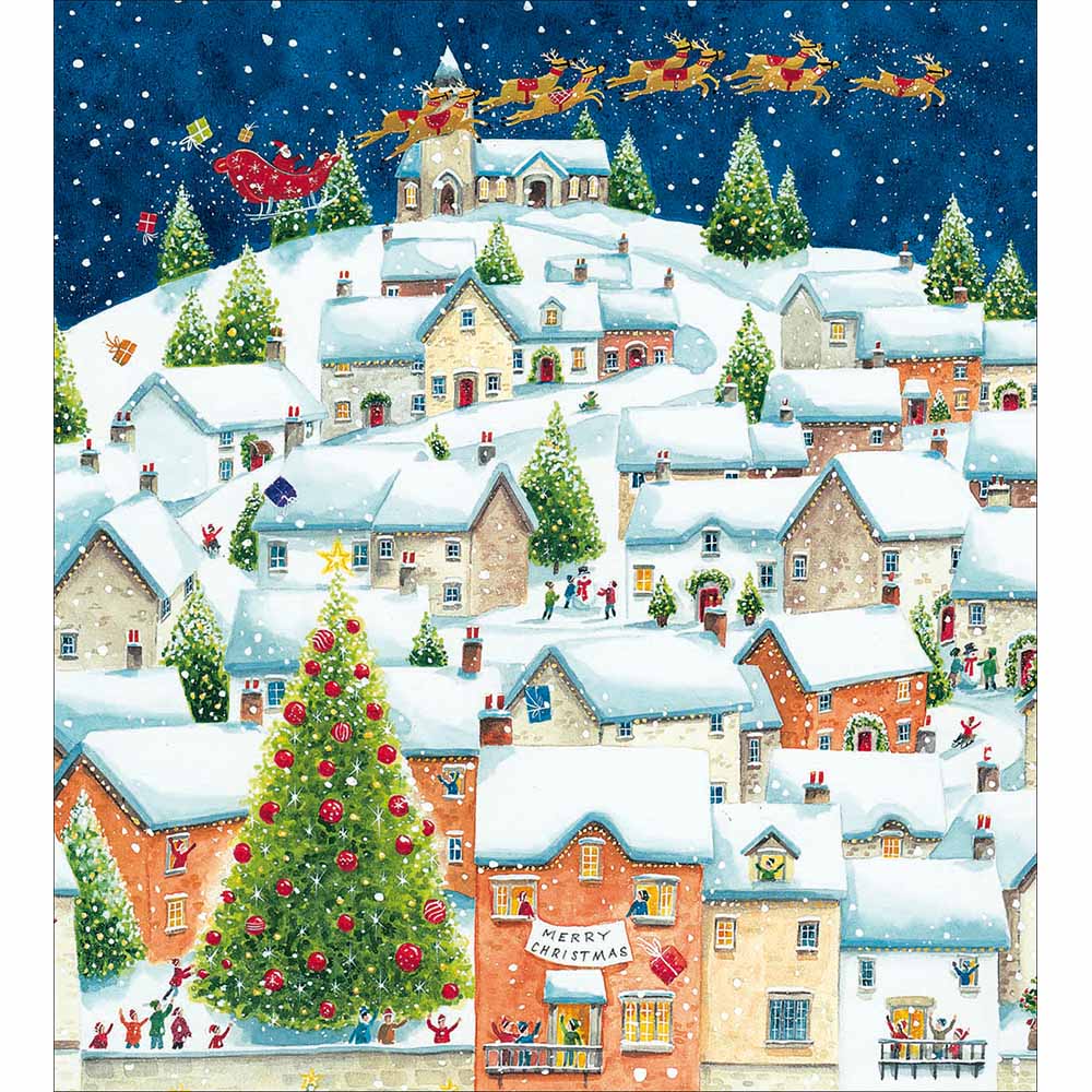 Woodmansterne Christmas Eve Christmas Cards - Pack of 5