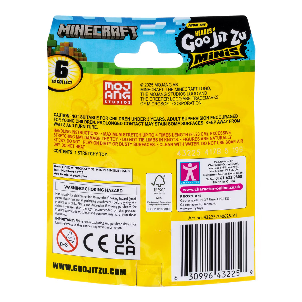 Heroes of Goo Jit Zu Minecraft Mini Figures - (Choice of 6)