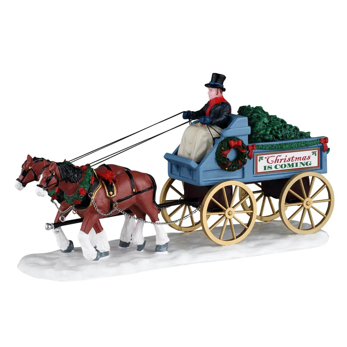 Lemax Caddington Village 21.5cm Christmas Is Coming Figure - 63816