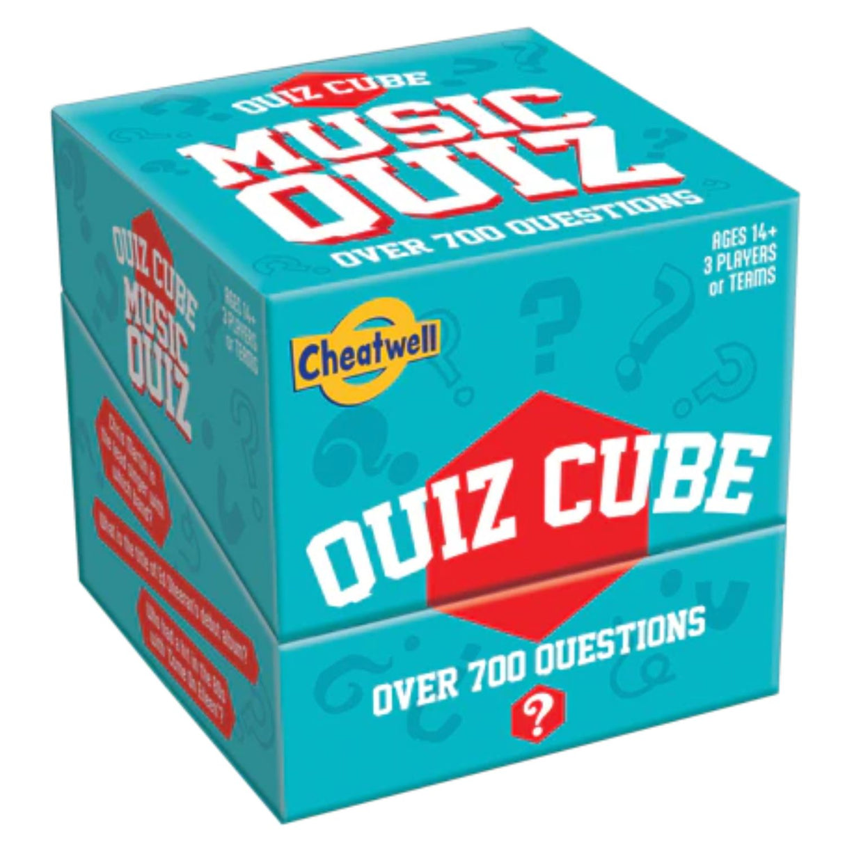 Cheatwell Games Quiz Cube - Music Quiz Card Game