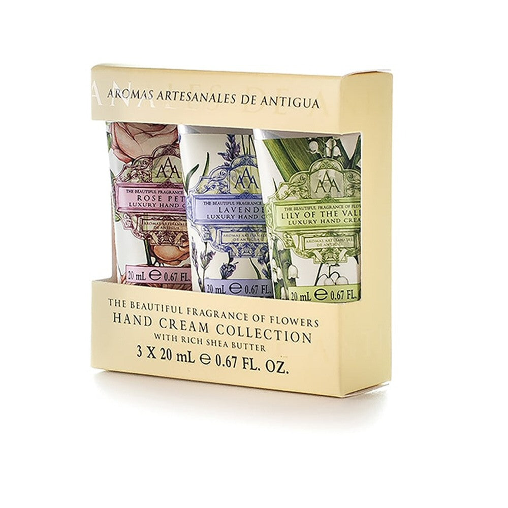 Aromas Artesanales De Antigua 3 x 20ml Hand Cream Set