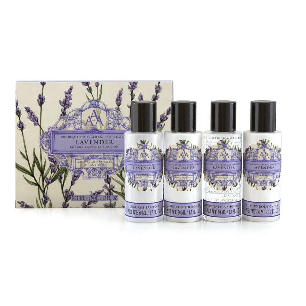 Aromas Artesanales De Antigua Lavender Luxury Travel Set (4 x 50ml)