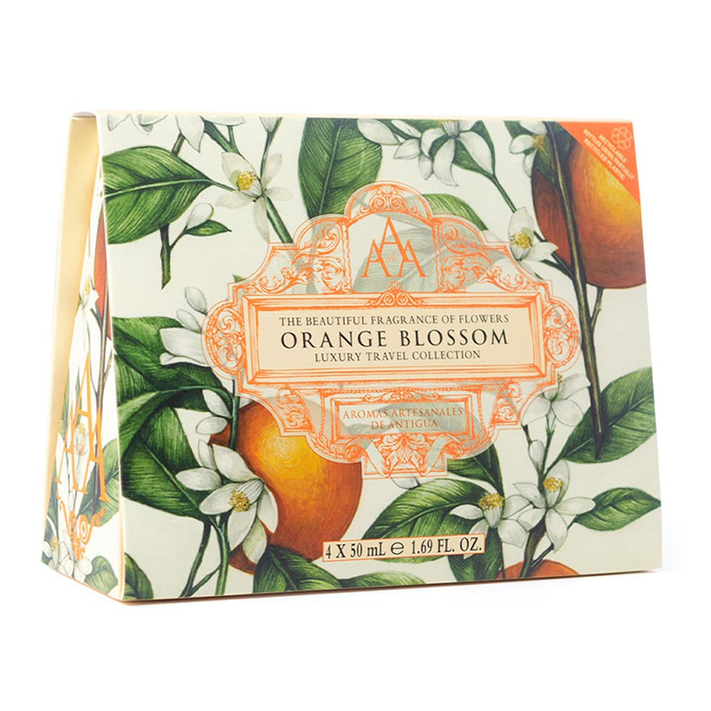 Aromas Artesanales De Antigua Orange Blossom Luxury Travel Set (4 x 50ml)